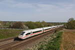 412 002 aus Ingolstadt kommend am 7. April 2024 bei Vierkirchen.