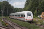 Am 13.06.2026 fuhr ein ICE 4 durch den Bahnhof Eystrup nach Hamburg