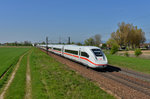 412 004 bei einer Testfahrt am 21.04.2016 bei Plattling.
