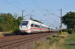 Ein Triebzug der Reihe 412 wurde am 04.09.22 wegen einer Signalstörung durch Greppin nach Berlin umgeleitet.