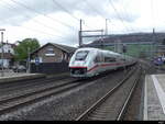 DB - ICE 9004 bei der durchfahrt im Bahnhof Sissach am 02.04.2023