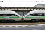 Zwei DB Fernverkehr ICE-T 411 xxx und 411 xxx gekuppelt am 25.01.20 in Frankfurt am Main Hbf 