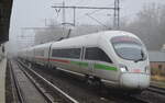 ICE 1711 aus dem Ostseebad Binz mit dem DB Fernverkehr AG ICE T  Tz 1157  Name: Innsbruck am 12.01.21 Richtung Berlin City in Berlin Buch.