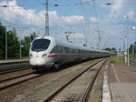 Am 05.06.2016 kam der ICE 411 032 Wittenberge &411 ??? Uelzen  als Umleiter aus Richtung Berlin nach Stendal und fuhr weiter über Uelzen nach Hamburg.