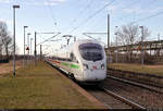 411 001/501 (Tz 1101  Neustadt an der Weinstraße ) als Umleiter durchfährt den Hp Leuna Werke Süd auf Gleis 1.