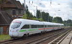 ICE 1098 nach Ostssebad Binz mit dem ICE T Name:  Karlsruhe  415 002....