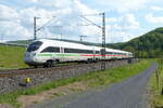DB 415 002  Karlsruhe  als ICE 1653 von Wiesbaden Hbf nach Dresden Hbf, am 19.05.2021 in Oberhaun.