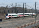DB 411 084-7  Kaiserslautern  als ICE 1662 von Dresden Hbf nach Wiesbaden Hbf, am 25.03.2017 am DB Werk Erfurt.