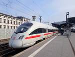 DB 411 080  Darmstadt  als ICE 93  Berolina  von Berlin Hbf (tief) nach Wien Hbf, am 06.04.2019 in Erfurt Hbf.