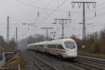 411 575-4  Villingen-Schwenningen  (DB) als ICE 1545 Richtung Berlin Ostbahnhof in Essen Frohnhausen, 25. November 2025