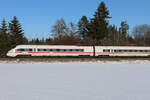 ICE Oschatz am 4.1.26 bei Eglharting. Schön sauber.