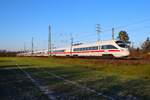 DB Fernverkehr ICE-T 411 065-6 und 415 xxx am 11.01.26 in Dettingen am Main