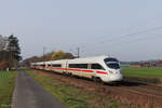 411 075-5 als ICE 1545 Richtung Berlin Hbf in Bönen Nordbögge, 7. März 2026