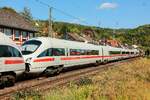 DB ICE-T 411 058-1  Falkenberg/Elster  in Oberwinter, Juli 2025.