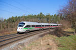 411 003 DB Fernverkehr  Paderborn  als ICE 21 (Frankfurt (Main) Hbf - Wien Hbf) bei Mimberg, 22.03.2022
