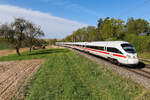 411 003 ICE Paderborn 29 April 2026 bei Artlkofen an der Strecke Landshut Richtung Regensburg.