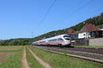 DB 411 051-6  Elsterwerda  als ICE 1652 von Dresden Hbf nach Wiesbaden Hbf, am 26.05.2026 in Ludwigsau-Friedlos.