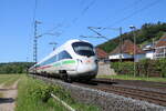 DB 411 013-6  Hansestadt Stralsund  als ICE 1557 von Wiesbaden Hbf nach Dresden Hbf, am 26.05.2026 in Ludwigsau-Friedlos.