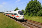 Deutschland 
ICE 411 032 von DBF, in Kaarst Broicherseite 
28/5/2026
