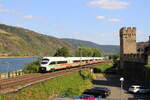 Deutschland
ICE 411 072 von DBF mit IC, in Oberwesel
23/7/2026