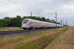 Am 07.07.26 rollte anstelle eines planm��igen IC2 411 076 f�r den ausgefallenen IC 2033 durch Braschwitz Richtung Leipzig.