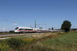 411 058  Falkenberg an der Elster  und 411 055  Oschatz  waren am 19. August 2026 bei �bersee am Chiemsee auf dem Weg nach M�nchen.