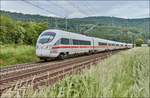 ICE-T 411 053-2  Ilmenau u.415 004-1  Heidelberg  sind gemeinsam am 08.06.2017 bei Reilos in Richtung Frankfurt/M.