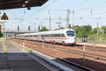 411 029-2  Kiel  & 411 059-9  Passau  als ICE 1515 von Hamburg-Altona nach München Hbf, wurden über Berlin-Schönefeld Flughafen umgeleitet. 21.06.2017