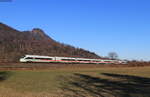 411 078-9  Ostseebad Warnemünde  als ICE 1203 (München Hbf - Landeck Zams) bei Kirnstein 12.2.22