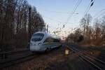 ICE 411 060-7  Markt Holzkirchen  biegt als Leerfahrt im Rangierbahnhof Scharnhorst auf die Güterumgehungsbahn ab (11.03.2022)