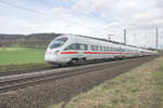 ICE 411 029-2  Kiel  in Richtung Frankfurt;M.,gesehen am 22.03.2023 bei Kerzell.