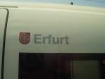 ICE  Erfurt  in Augsburg.