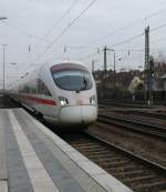 ICE von Wien Westbhf. nach Dortmund Hbf bei der Einfahrt in Regensburg Hbf, 14.03.2009 (Bahnbilder-Treffen Regensburg)
