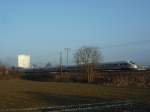 411 083  Oberursel im Taunus  als ICE 187 Stuttgart Hbf - Zrich HB kurz hinter Singen(Htw). 22.01.10