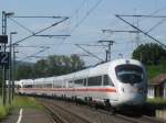 Nachschuss auf den ICE  Erfurt  der am 11.6.10 mit am ICE 1606 angekoppelt war. Hier bei der Durchfahrt durch Gundelsdorf.