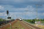 Die ICE Linie Dresden-Frankfurt wurde wegen der Vollsperrung des Leipziger Hbf's ber Leipzig-Halle Flughafen umgeleitet.