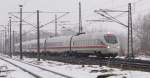 DB 411 077-1  Rathenow  als ICE 1208  KARWENDEL  von Mnchen Hbf nach Berlin Gesundbrunnen, in Naumburg (S); 12.12.2010