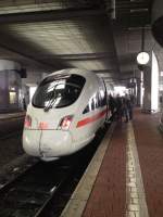 Hier steht ein ICE T bereit zur Fahrt nach Dresden am 21.3.13 in Kassel Wilhelmshhe