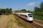 411 062 mit ICE 91 bei Dettenhofen (23.08.2012)