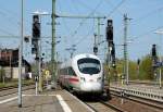 411 017-7  Erlangen  als ICE 1705 von Warnemnde nach Mnchen Hbf in Schwerin Hbf am 04.05.2013