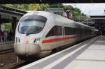 Hier 411 012-8  Freie und Hansestadt Hamburg  und 411 013-6  Hansestadt Stralsund  als Leerzug, bei der Durchfahrt am 27.6.2013 durch Berlin Gesundbrunnen, in Richtung Berlin Rummelsburg.