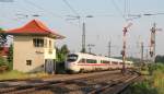 411 053-2  Ilmenau  als ICE 1501 Lichtenfels-Mnchen Hbf) in Hirschaid 19.6.13