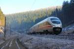 411 063-1  Ostseebad Binz  bei Frtschendorf am 16.12.2013.