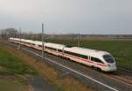 411 030 als ICE 1651 (Wiesbaden Hbf–Dresden Hbf) am 19.04.2012 zwischen Leckwitz und Kottewitz