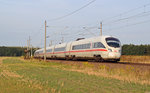 Am Morgen des 03.09.16 rollte dieser ICE-T der BR 411 durch Burgkemnitz Richtung Berlin.