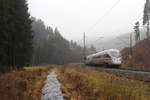 411 578-8  Ostseebad Warnemünde  im Frankenwald bei Förtschendorf am 24.11.2016.