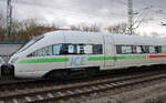 Abschiedsgru� am DB 415 024  Hansestadt Rostock  auf seiner vorletzten Fahrt als ICE 415 von Frankfurt (M) Hbf nach Leipzig Hbf, am 21.02.2026 in Erfurt Hbf.