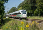 ICE 415 003-3  Altenbeken  ist am 08.09.2021 im Haunetal Richtung Fulda unterwegs.