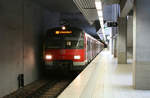 420 403 während der Wendepause im unterirdischen Bahnhof Filderstadt.
Aufnahmedatum: 22. Juli 2010
