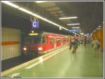 Am 26.05.2007 fuhr die S8 nach Wiesbaden mit 420 320 und 420 277 aufgrund von Gleisbauarbeiten an der Station Frankfurt am Main-Galluswarte auerplanmig von Gleis 104 von Frankfurt am